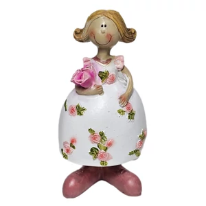 Rózsa ruhás lány 