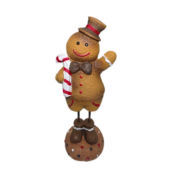 Mézeskalács figura cukorpálcával